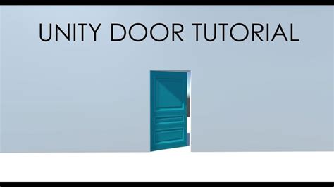 Unity Door Script 的图像结果