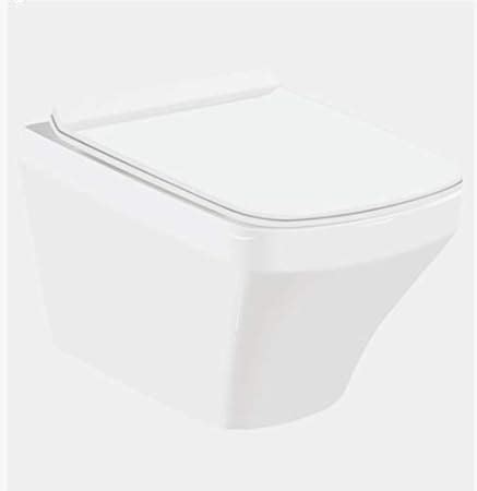 Buy Kerovit by Kajaria Ceramic Wall Hung/Wall Mount P Trap Commode with ...