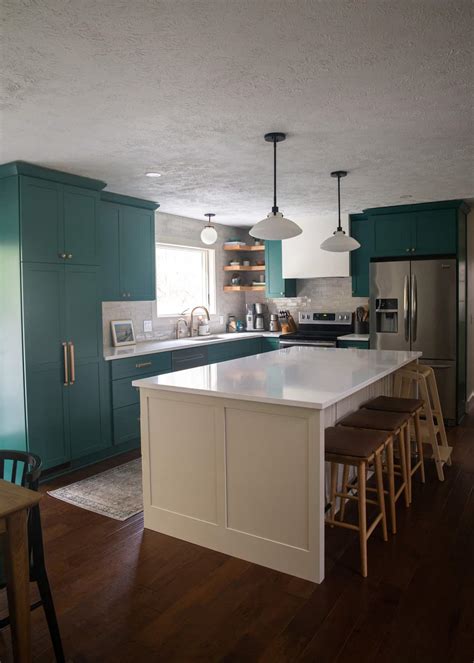 Teal Kitchen White Cabinets | Cabinets Matttroy