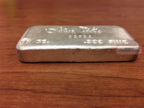 10 Oz Silvertowne Poured Silver Bar. 999 Fine (vintage)