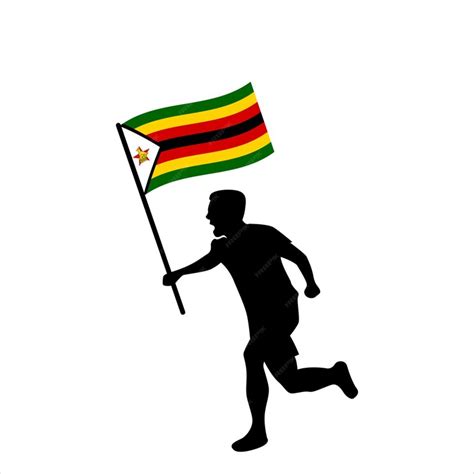 Zimbabwe element independence day illustration design vector | Premium ...