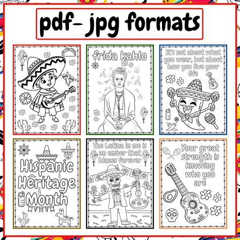Hispanic Heritage Month Coloring Pages | Hispanic Heritage Month ...