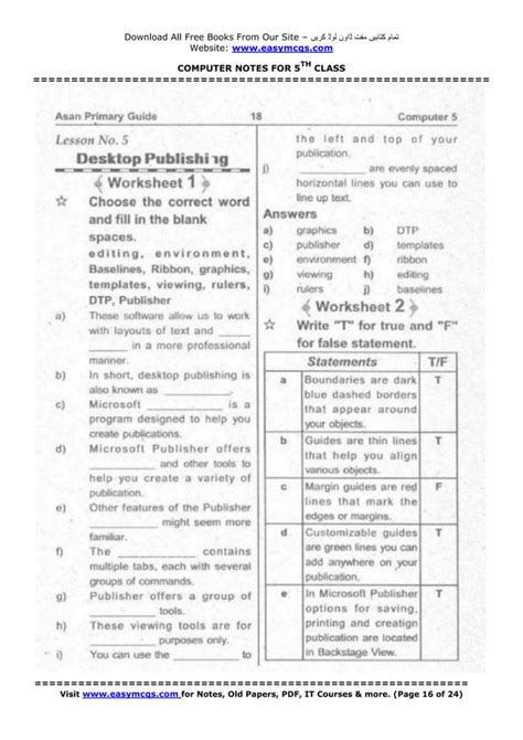 Computer Activity for Class 5 From File Management 的图像结果