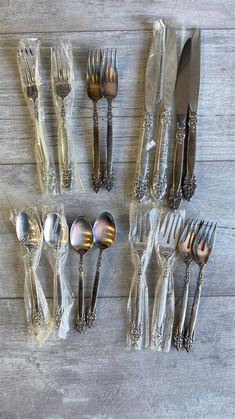 Vintage "spanish Crown" Silverware Flatware Lot - MINTY Replacement ...