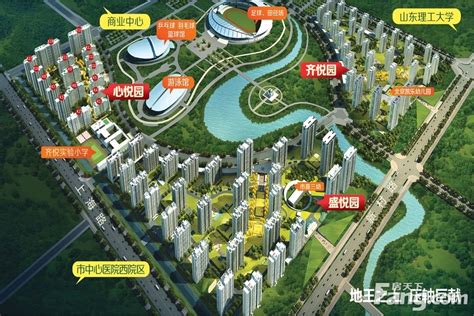 淄博周村住宅项目3dmax 模型下载-光辉城市