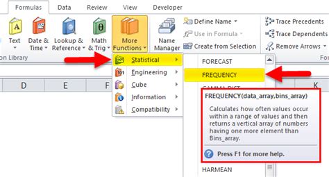 Image result for How to Make Frequency Distribution Excel
