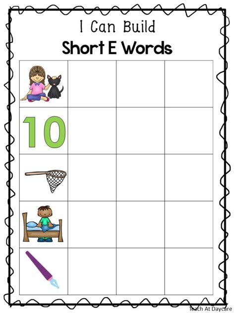 Buy 10 Printable I Can Build CVC Words Work Mats/worksheets. Online in ...