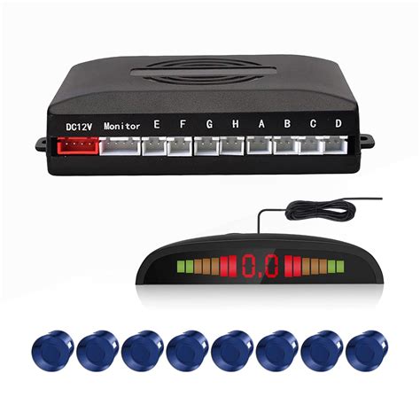 EKYLIN Car Reverse Parking Radar System with 8 Parking Sensors Distance ...