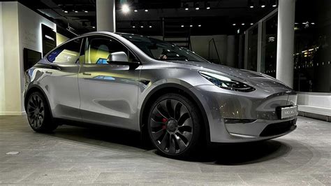 Tesla Model Y In Quicksilver Captured In Detail, Shows Paint Shop Improvements | After only ...