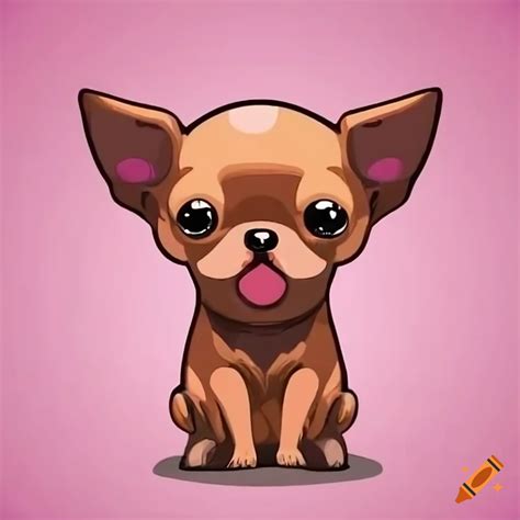 Adorable chihuahua dog barking on Craiyon