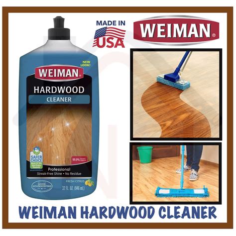 WEIMAN WM522 Hardwood Floor Cleaner 946ml Wood Flooring Cleaner ...