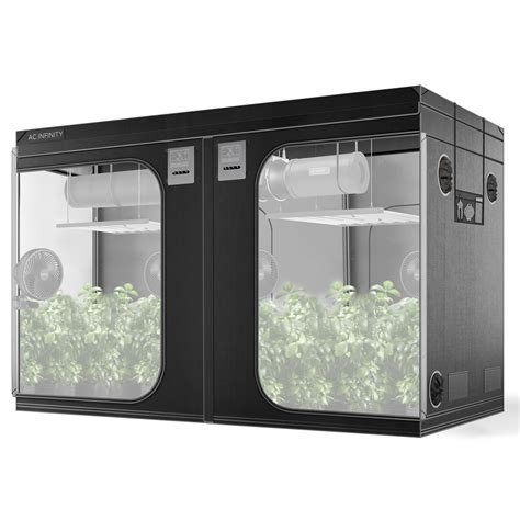 AC Infinity CLOUDLAB 811 Advance Grow Tent, 120"x120"x80" Thickest 1 in ...