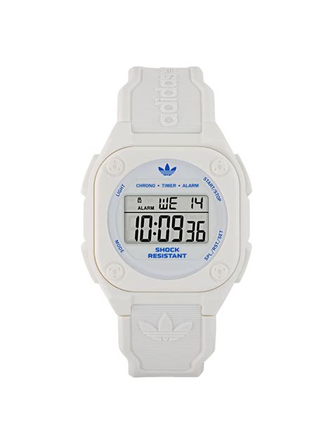 Buy adidas Originals Unisex Ao Street White Dial Digital Watch ...