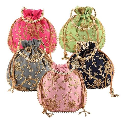 Designer Potli Bags for Return Gifts – Perfect for Weddings, Festivals ...