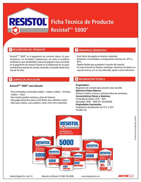 Resistol 5000 4 litros - Ferretería Onofre