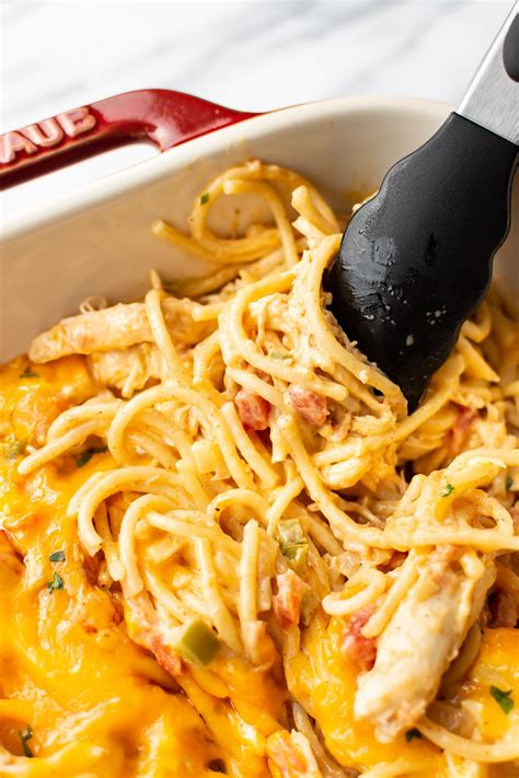 Rotel Chicken Spaghetti Casserole Recipe