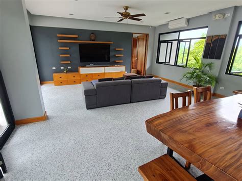Living Room Epoxy Flooring | Majestic Chemicals