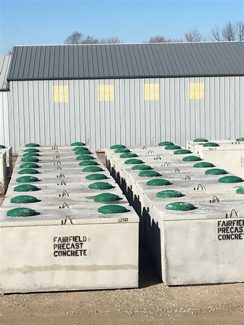 Concrete Septic Systems, Farming Items | Fairfield Precast Concrete