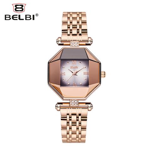 BELBI Women's Light Luxury Square Watch - Classic Quartz Movement ...