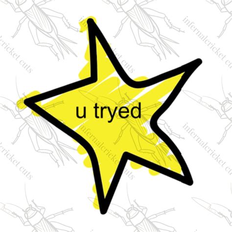U Tryed Star - You Tried Medal - Sad Trombone - Funny - Participation ...