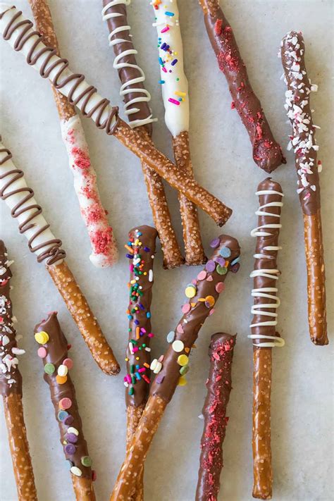 Best Chocolate Covered Pretzel Rods Recipe at Broderick Evenson blog