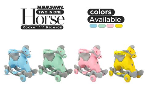 Dash Marshal 2 in 1 Ride on Horse for Kids, Horse Rider for Kids 1 ...