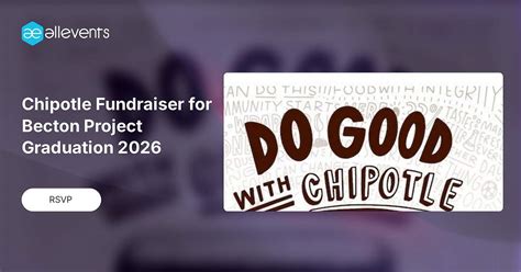 Chipotle Fundraiser for Becton Project Graduation 2026, Chipotle ...