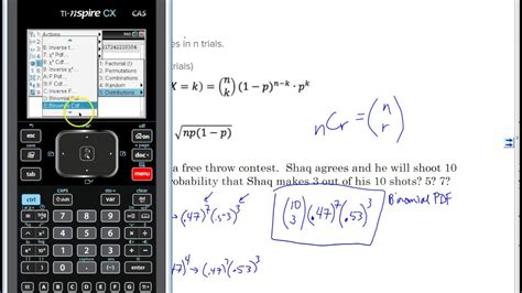 Image result for Cumulative Probability Using Nspire