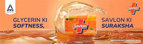 Buy Savlon Moisturizing Glycerin soap bar with germ protection, Pack of ...