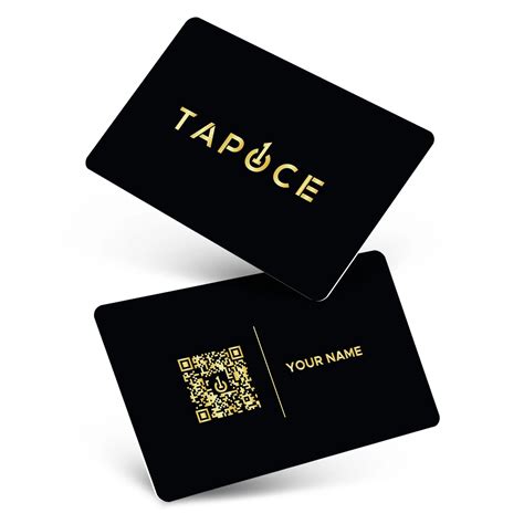 NFC Smart Business Cards- (Black & Gold) – Digital Business Cards By ...