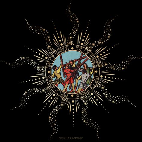 Five of Wands - Mystic Doorway