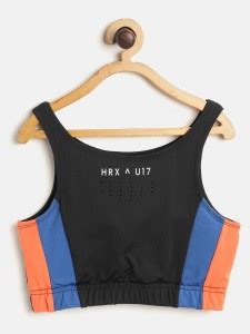 HRX by Hrithik Roshan Girls Sports Lightly Padded Bra - Buy HRX by ...