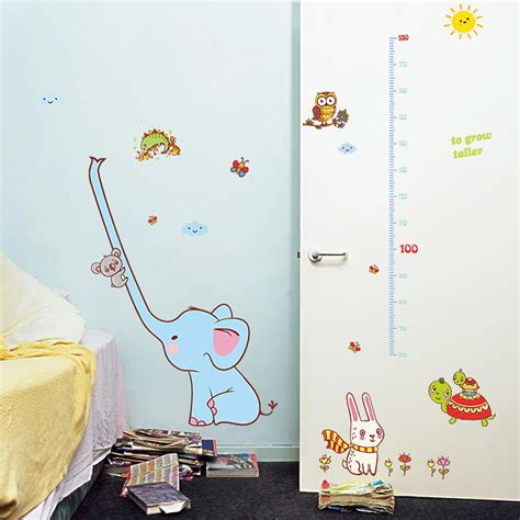Buy Corsica Nova Multicolour Animals And Height Scale Detailed Wall ...