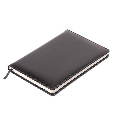 Cubic A5 Leatherite Foambound Notebook (Glossy Black) | Soft Cover ...