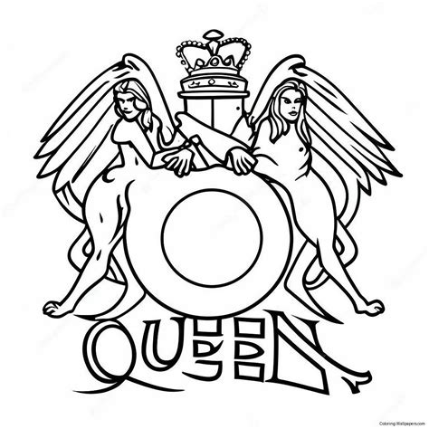 Queen Band Logo Coloring Page (58283-46105)
