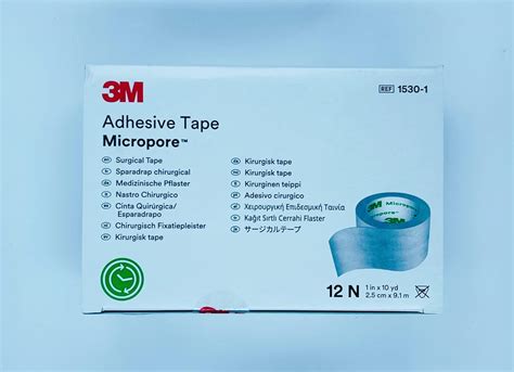 OTICA 3M 1530-1 Micropore Tape,2.5 Cm X 9.14 M-Pack Of 12(Dl Reqd ...