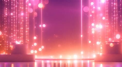 Neon Pink Sparkle Rain Overlay | Videos