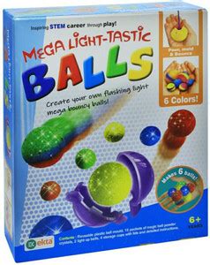 Ekta Toys MEGA LIGHT-TASTIC BALLS , CREATE YOUR OWN FALSING LIGHT MEGA ...