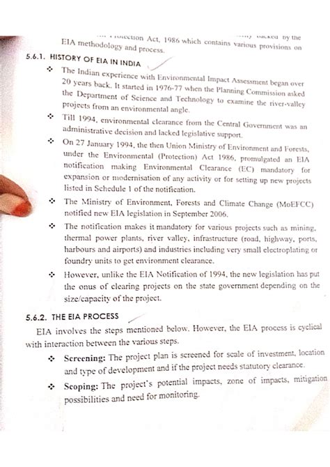 ESI. notes 1 unit - Environmental social impact assessment - Studocu