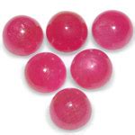 14.90-Carat Lot of Unheated 7mm Round Rubies from Guinea :: $745 USD ...