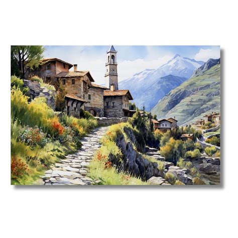 Viventiq Without Frame landscape painting for wall decoration big size ...