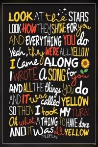 Coldplay British Rock Band Matte Finish Poster Paper Print - Typography ...