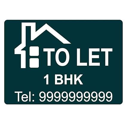 JEEPL-TOLET 1BHK SIGN BOARD |GENERAL SIGN BOARD| RENT SIGNAGE FOR ...