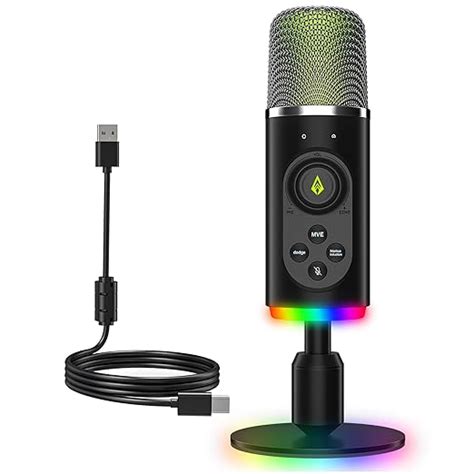 Archer Tech Lab USB Condenser Microphone for PC, Mac, PS5/PS4 Gaming ...