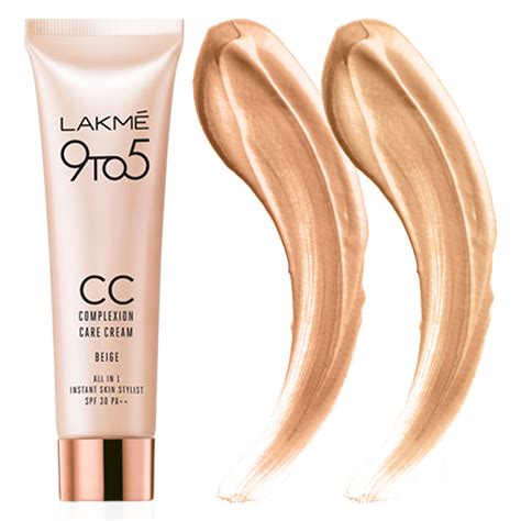 Lakme 9 to 5 Beige CC Complexion Care Cream, 9 gm Price, Uses, Side ...
