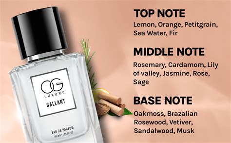 Buy OG BEAUTY LUXURY Gallant Eau De Parfum - 50ml | Citrus Fresh Marine ...