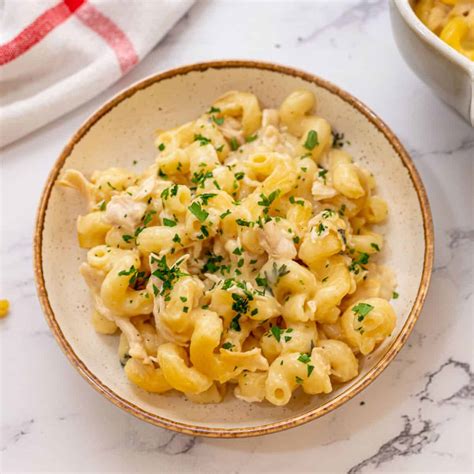 Creamy Chicken and Pasta Casserole {Family-Favorite}