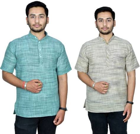 Khadi Mens Kurta - Buy Khadi Mens Kurta online at Best Prices in India ...