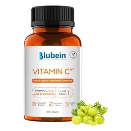 Blubein Vitamin C++ Daily Immunity Enhancer, 60 Tablets | Uses ...