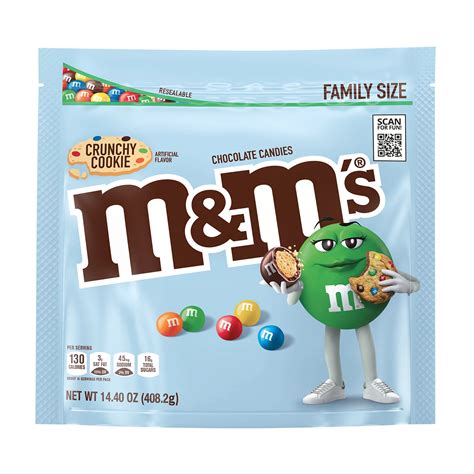M&M'S Crunchy Cookie Chocolate Candy - Family Size - Shop Candy at H-E-B